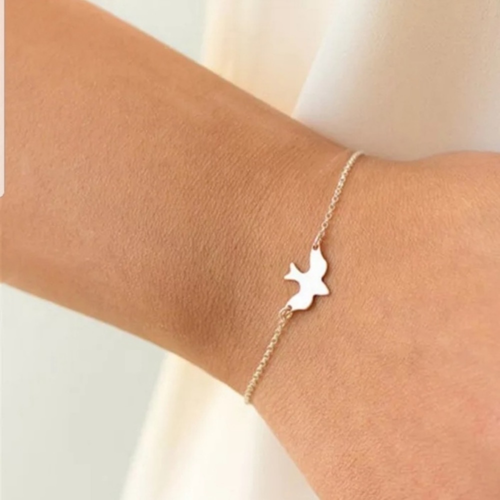 Silver Dove Bracelet
